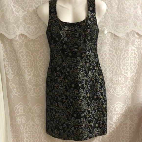 Etcetera Dresses Etctera Dress Blacksilver And Gold Metal Poshmark